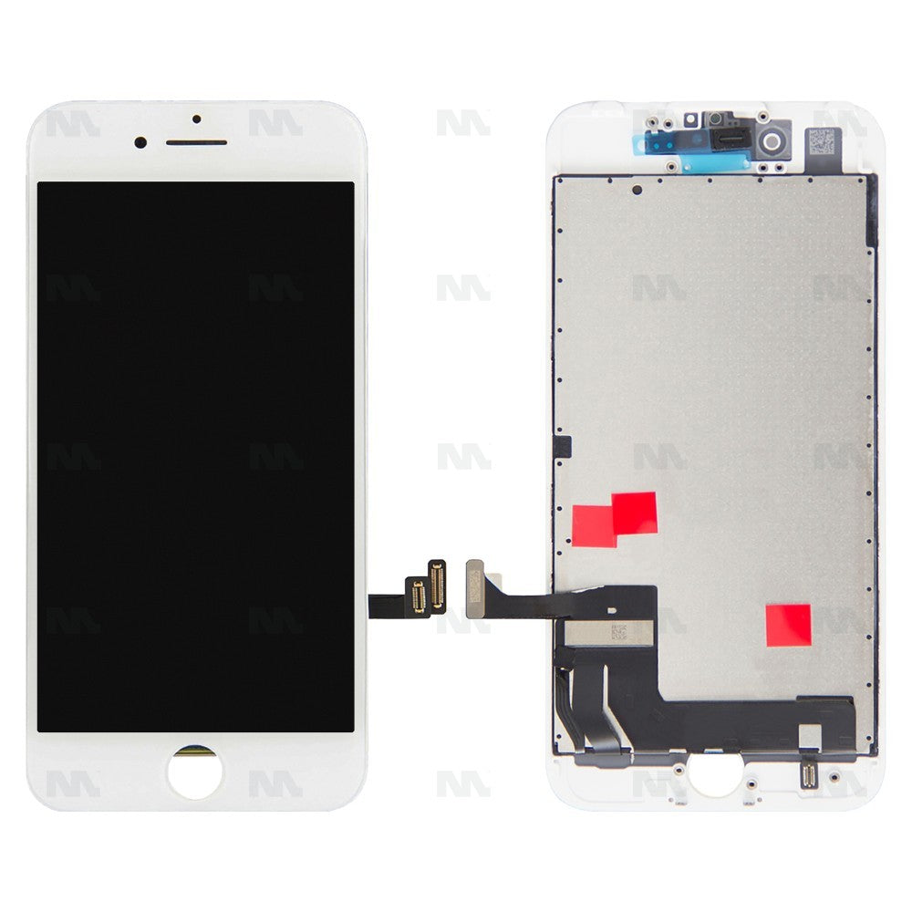Tela Branca Compatível para iPhone 7 - Peça de Substituição, Display LCD Original