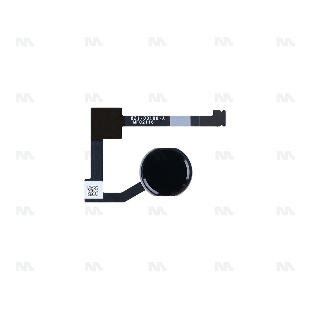 For iPad Air 2 (2014) 9.7 Home Button Flex Black
