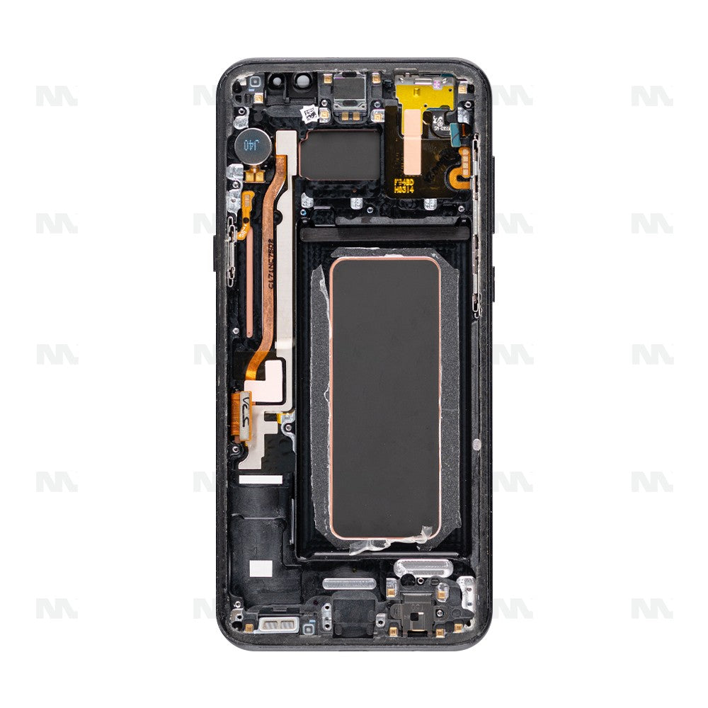 Samsung Galaxy S8 Plus G955F Display And Digitizer With Frame Midnight Black Pulled