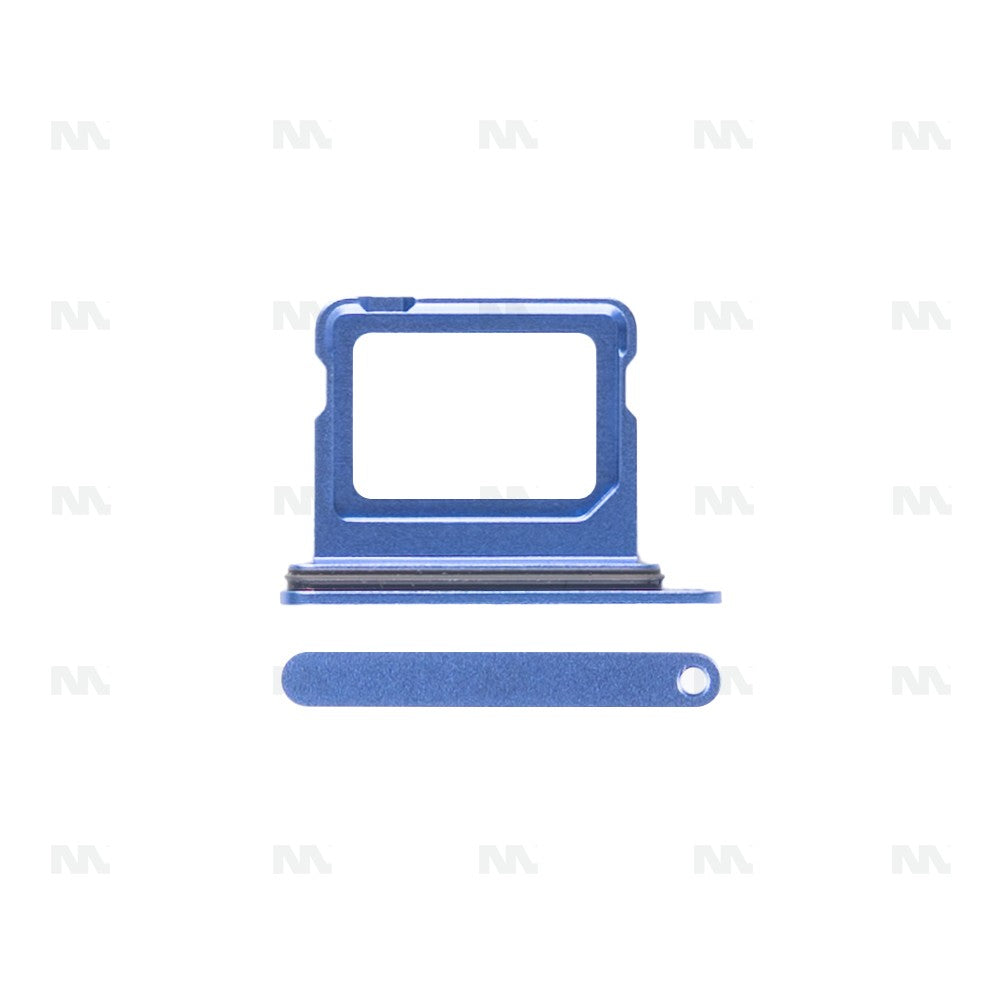 Support Carte SIM Ultramarine pour Apple iPhone 16 et 16 Plus - Pièce de Rechange