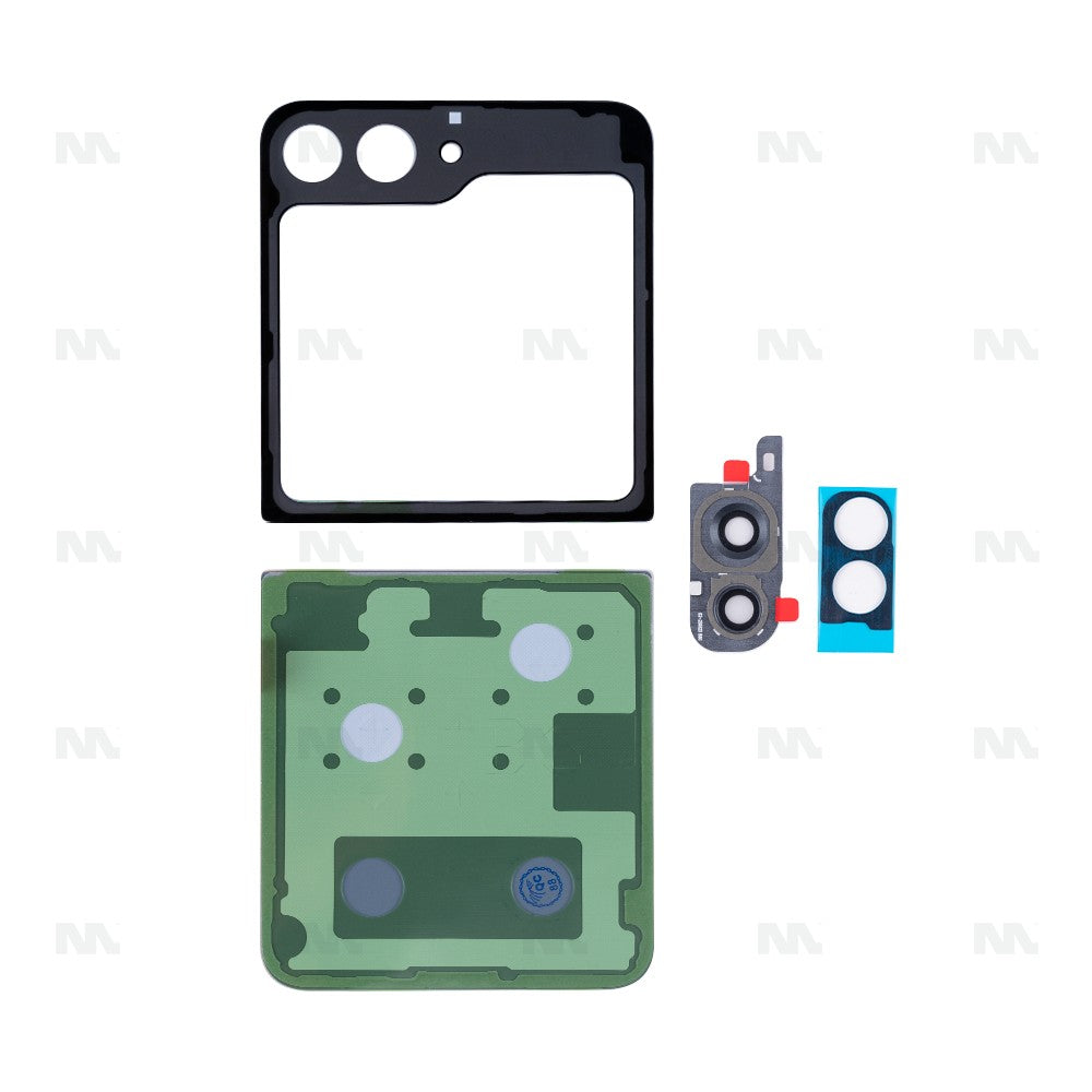 Samsung Galaxy Z Flip5 F731B Back Cover Set With Lens Blue OEM
