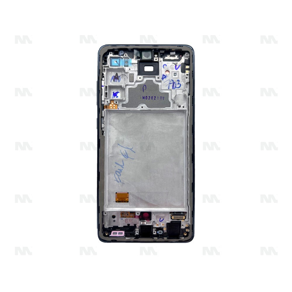 Display e Digitizer con Cornice per Samsung Galaxy A72 A725F Nero Ricambio OEM