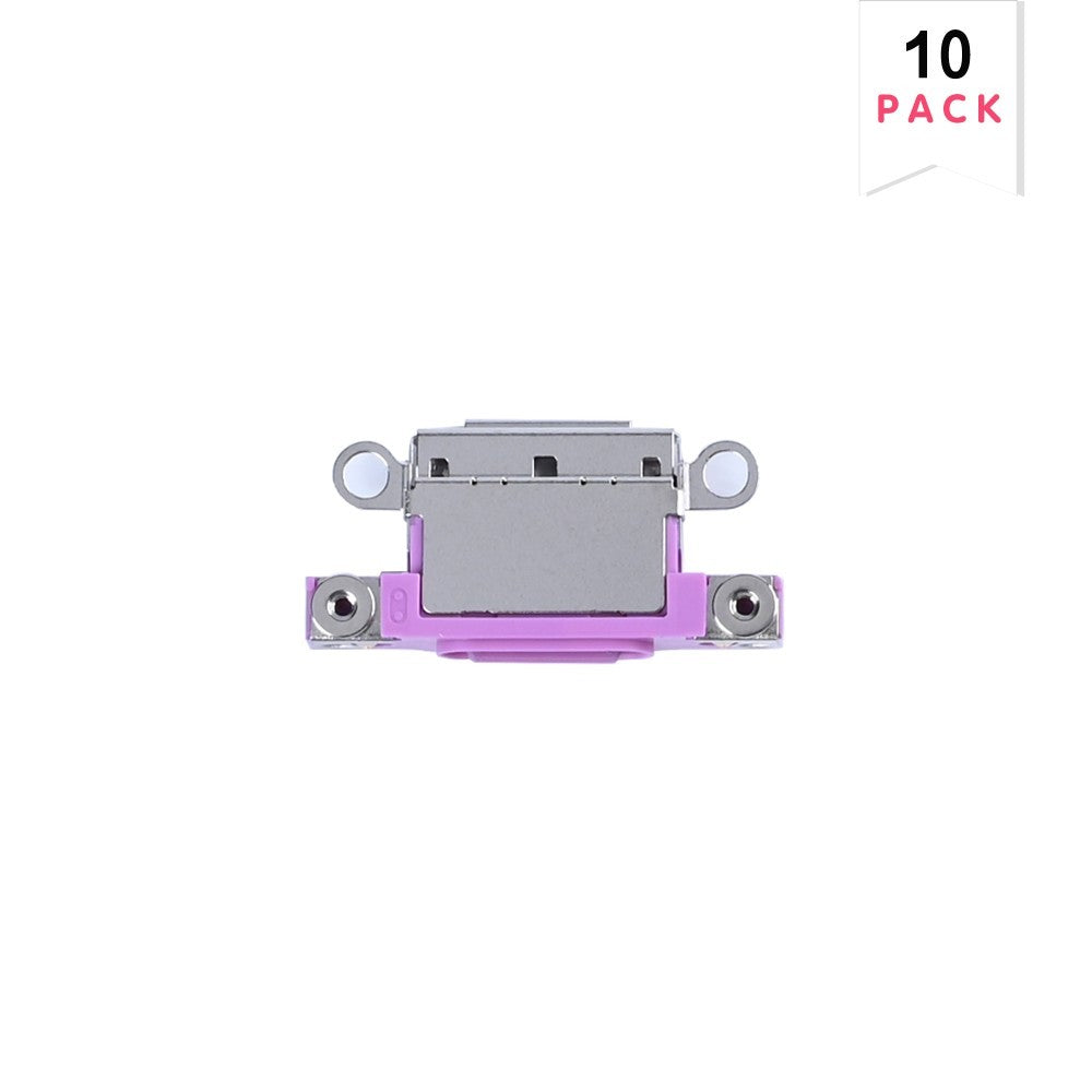 For Apple iPhone 16, 16 Plus System Charging Port Pink (10pcs)