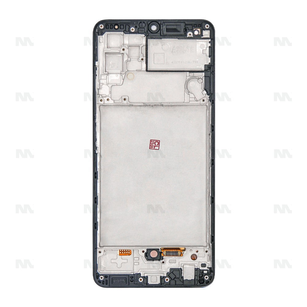 Samsung Galaxy M32 M325F Display And Digitizer With Frame Black Soft-OLED