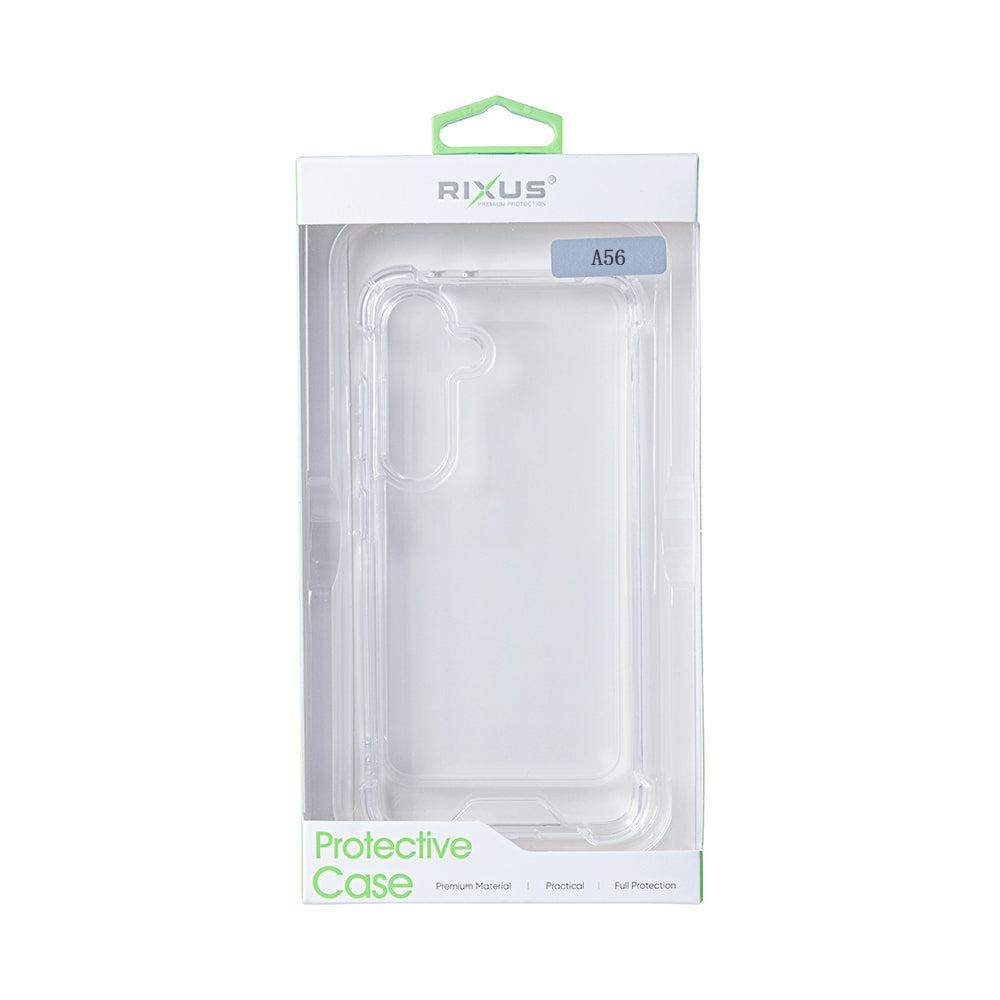 Rixus Anti-Burst Case For Samsung Galaxy A56 Transparent