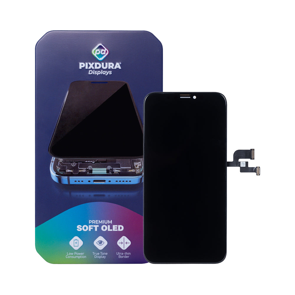 PIXDURA For iPhone X Display And Digitizer Soft-OLED Premium