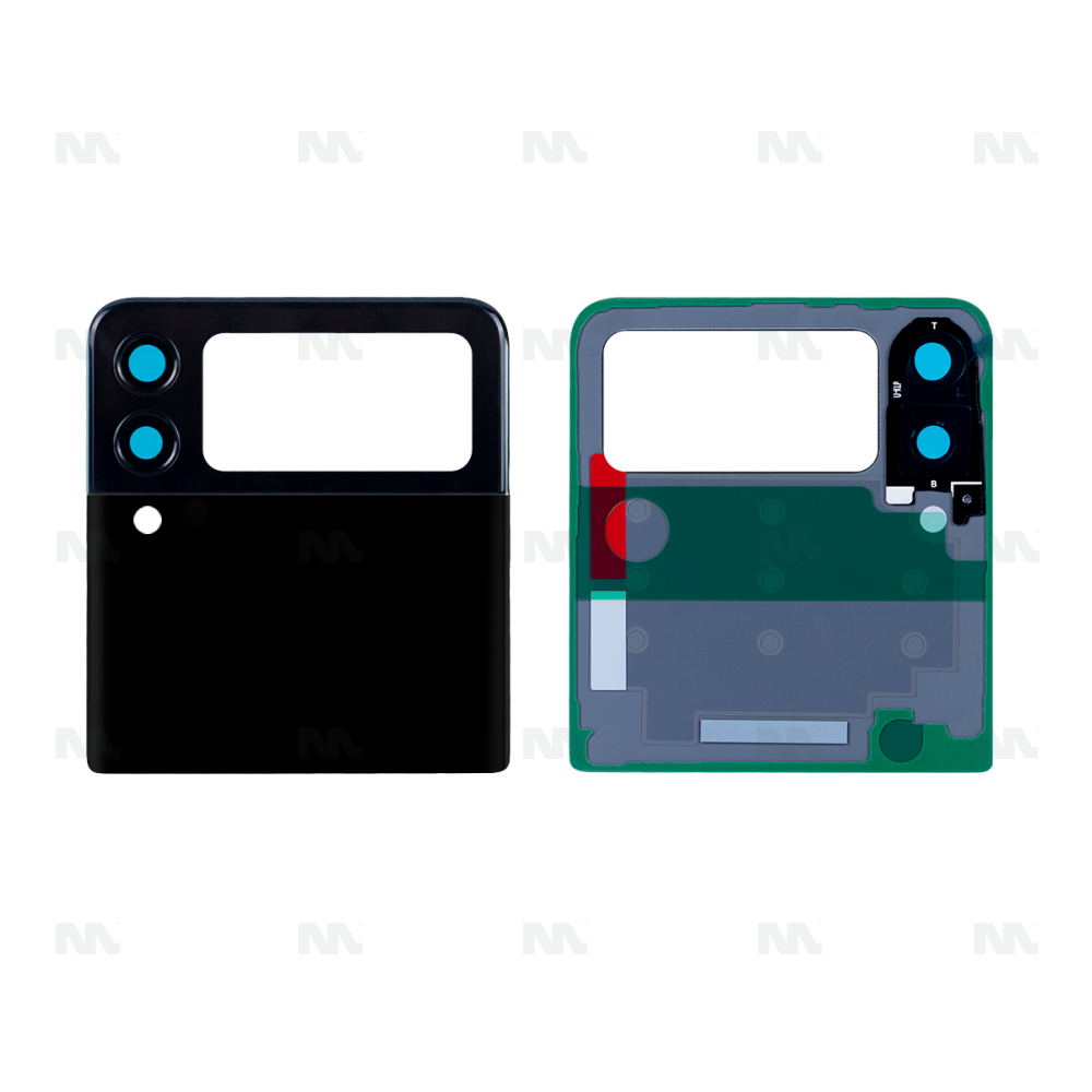 Samsung Galaxy Z Flip3 F711B Back Cover Top With Lens Phantom Black OEM