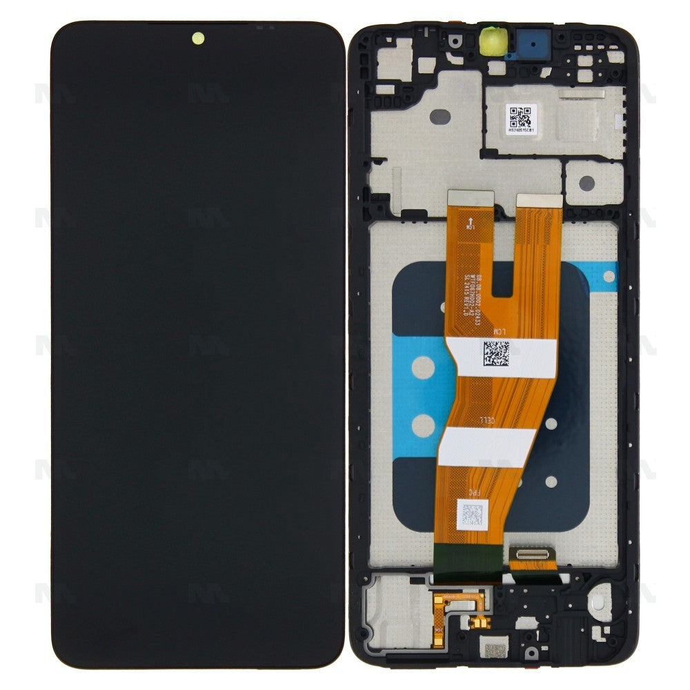 Samsung Galaxy A05 A055F Display And Digitizer With Frame Black Full OEM