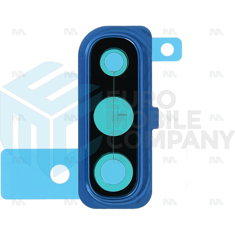 Samsung Galaxy A50 A505F Back Camera Lens Cover With Frame Blue Original