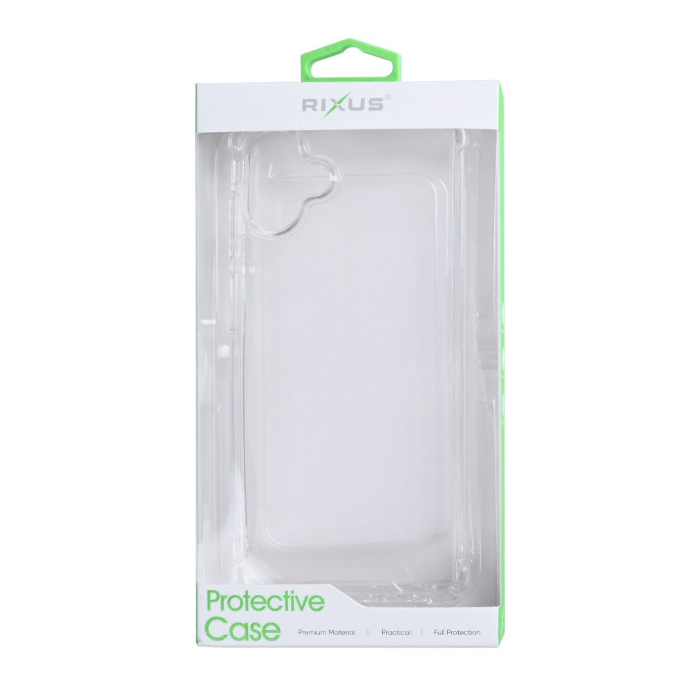 Capa Anti-Estouro Rixus Para Samsung Galaxy A07 Transparente - Estojo Protetor Substituição