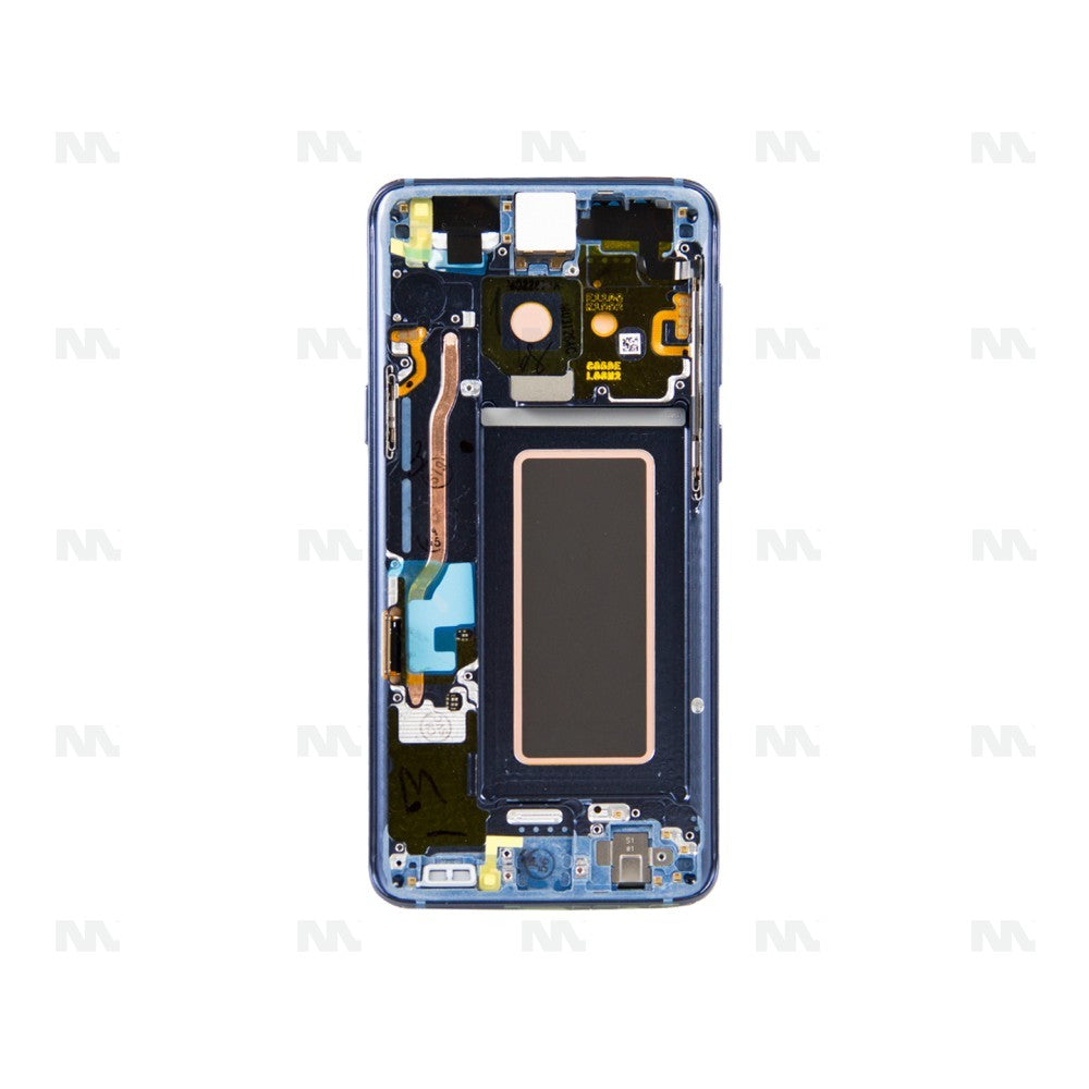 Samsung Galaxy S9 G960F Display And Digitizer With Frame Coral Blue Service Pack