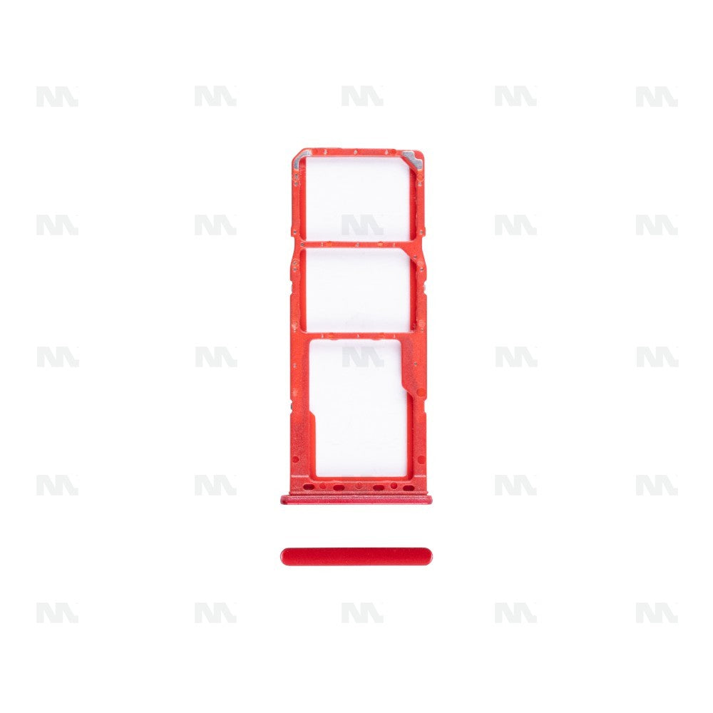Samsung Galaxy A12 Nacho A127F Sim Card Holder Red OEM