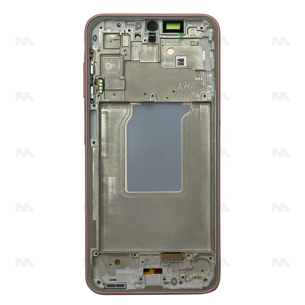 Samsung Galaxy A26 5G A266B Display And Digitizer With Frame Peach Pink Service Pack