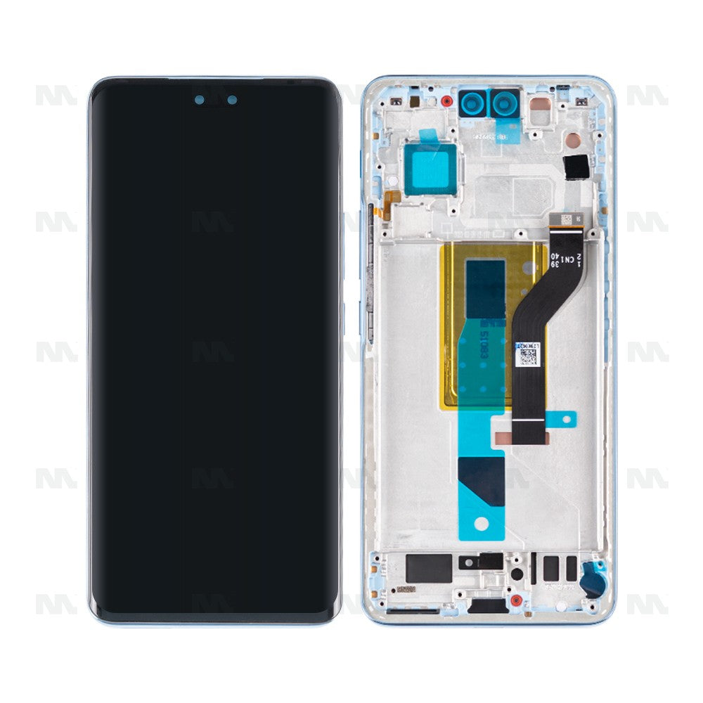 Xiaomi 13 Lite Display And Digitizer With Frame Lite Blue OEM