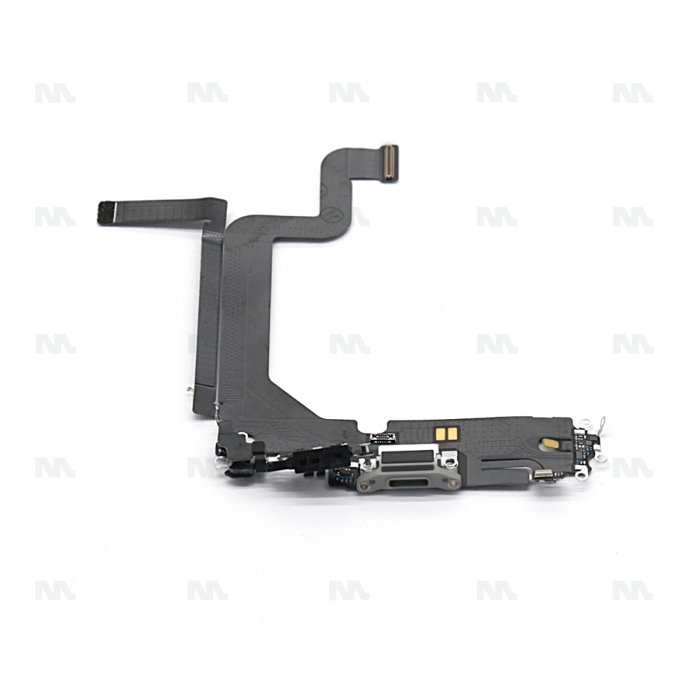 For Apple iPhone 14 Pro Max System Charging Flex Silver Pulled