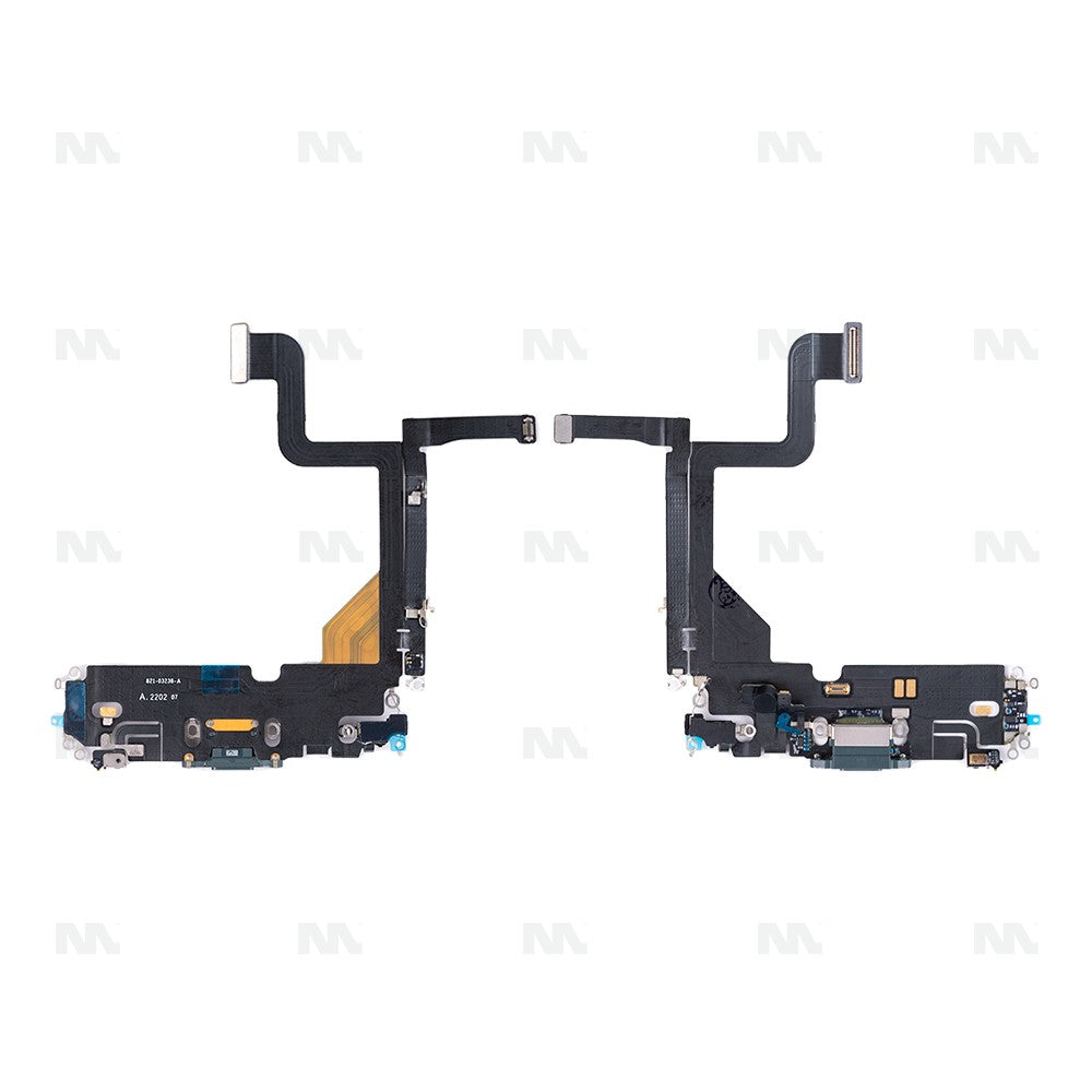 For Apple iPhone 13 Pro System Charging Flex Alpine Green Pulled