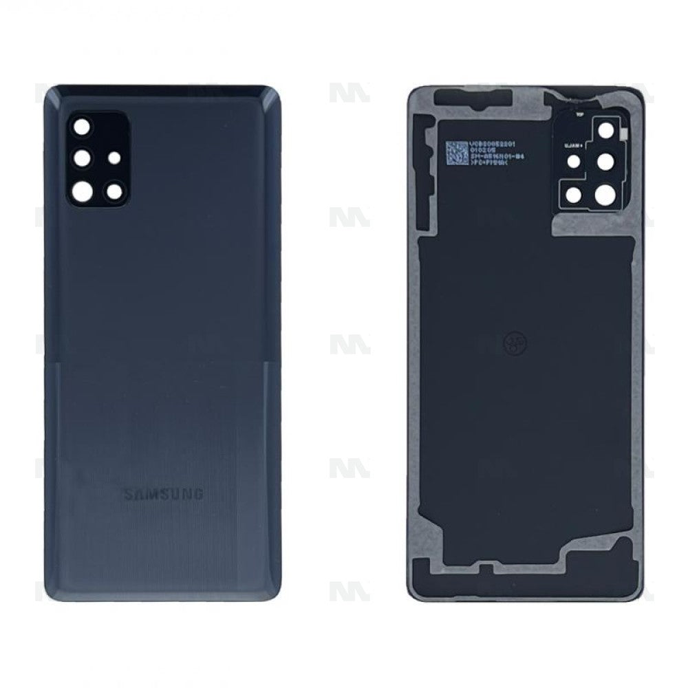 Samsung Galaxy A51 5G A516B Back Cover With Lens Prism Crush Black Original