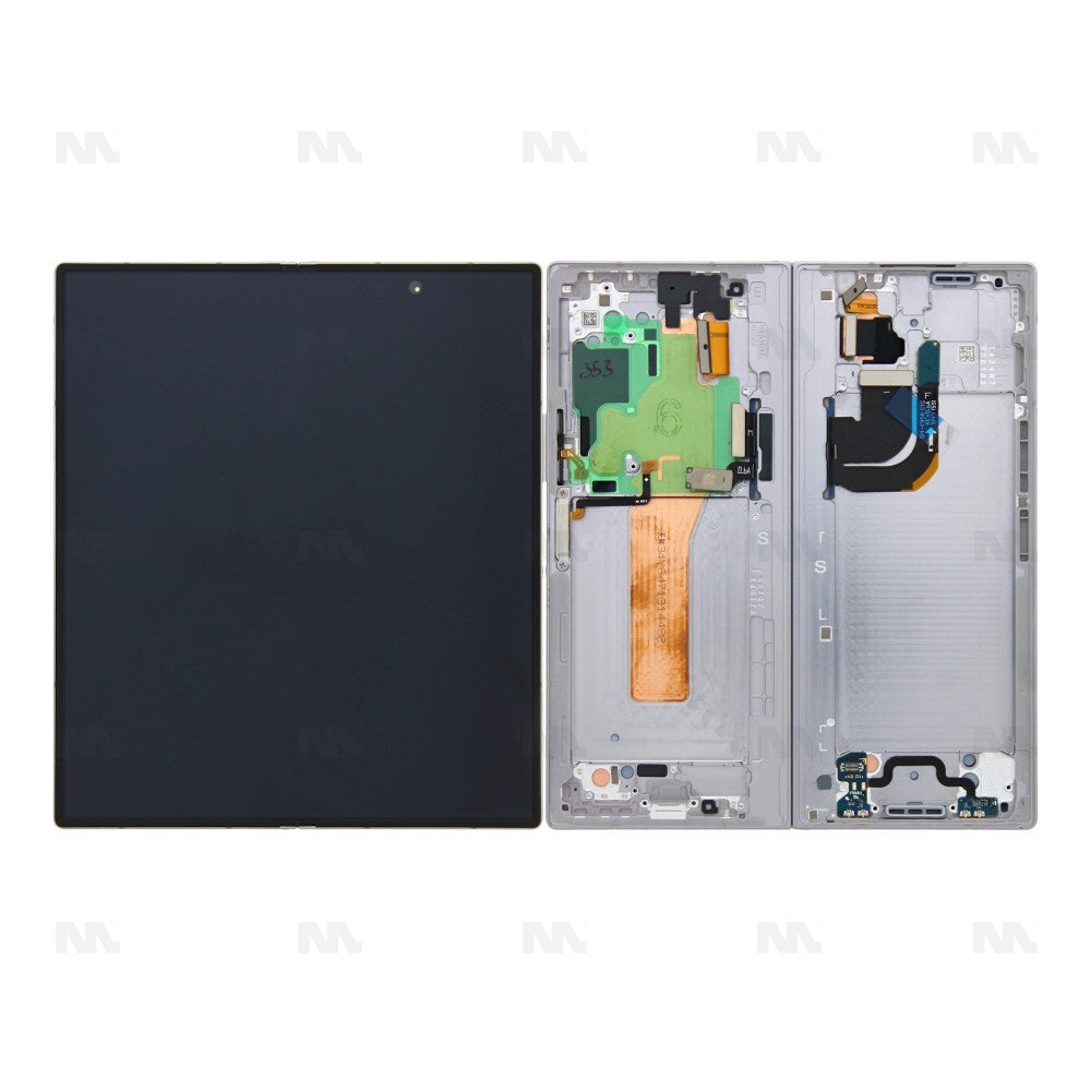Samsung Galaxy Z Fold6 F956B Display And Digitizer With Frame Silver Shadow Service Pack