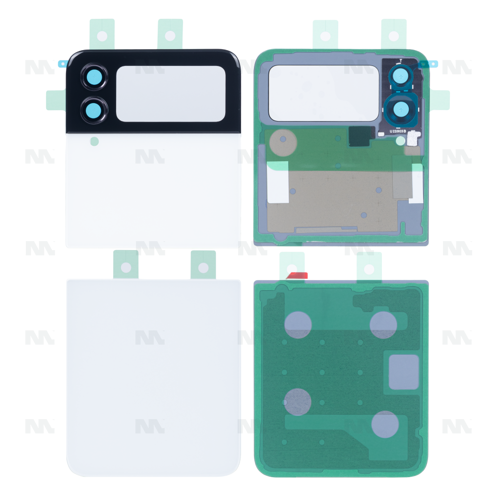 Samsung Galaxy Z Flip4 5G F721B Back Cover With Lens White OEM