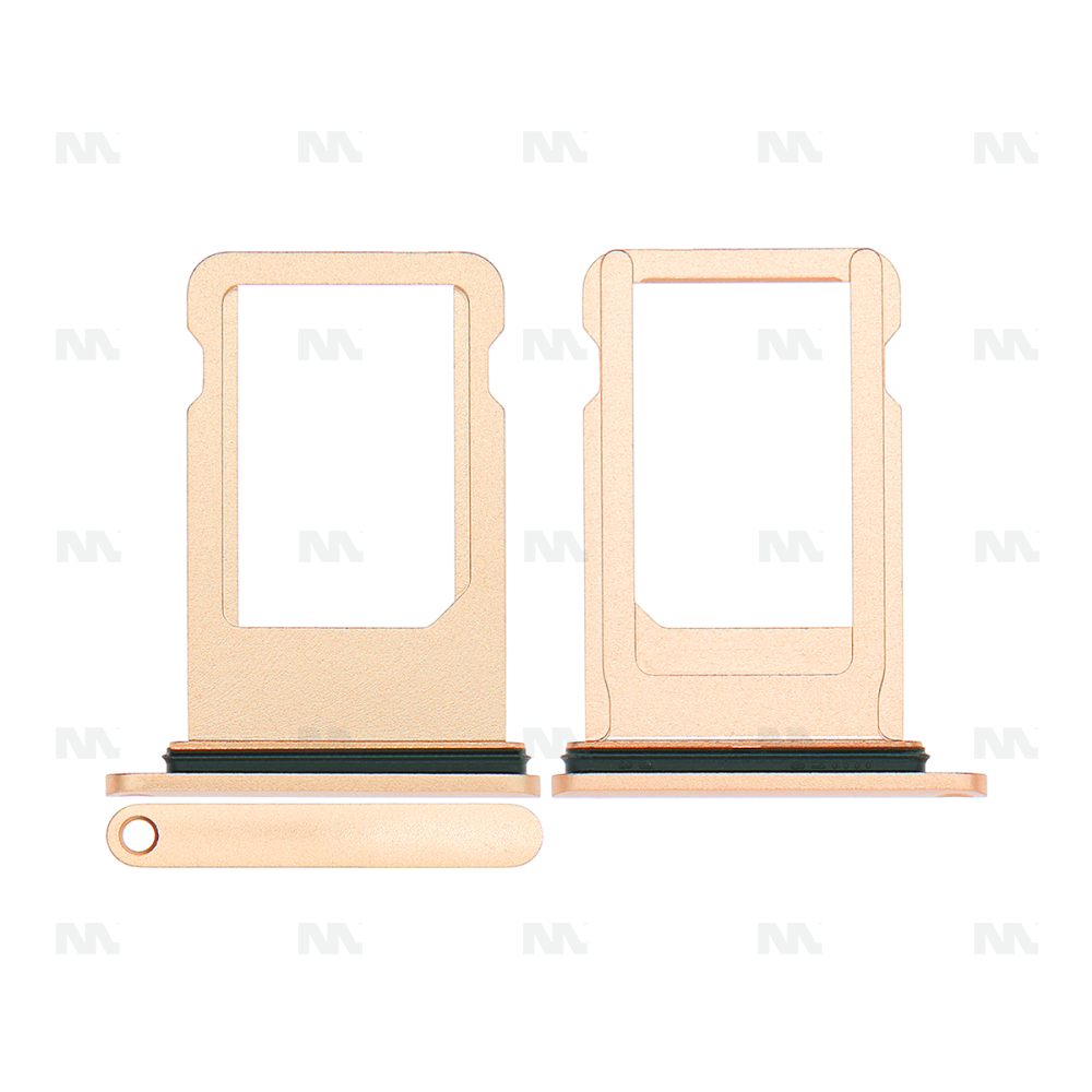 For Apple iPhone 8 Plus Sim Card Holder Gold Pulled