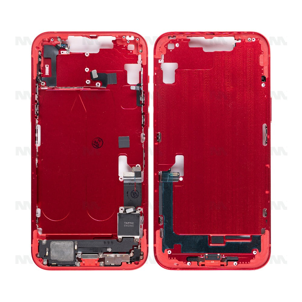For iPhone 14 Plus Middle Frame Red