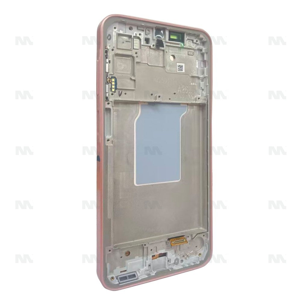 Samsung Galaxy A26 5G A266B Display And Digitizer With Frame Peach Pink Service Pack