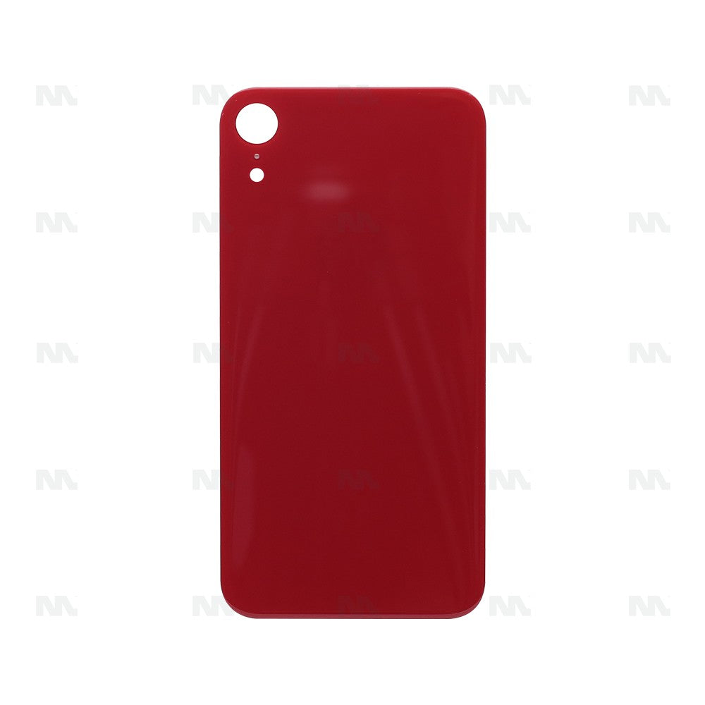 For Apple iPhone XR Back Glass, Enlarged Camera Frame Red Compatible