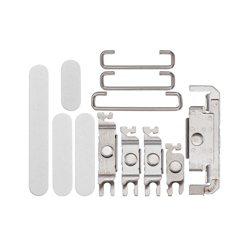 For iPhone 16, 16 Plus Side Button Set (4 Pcs) White