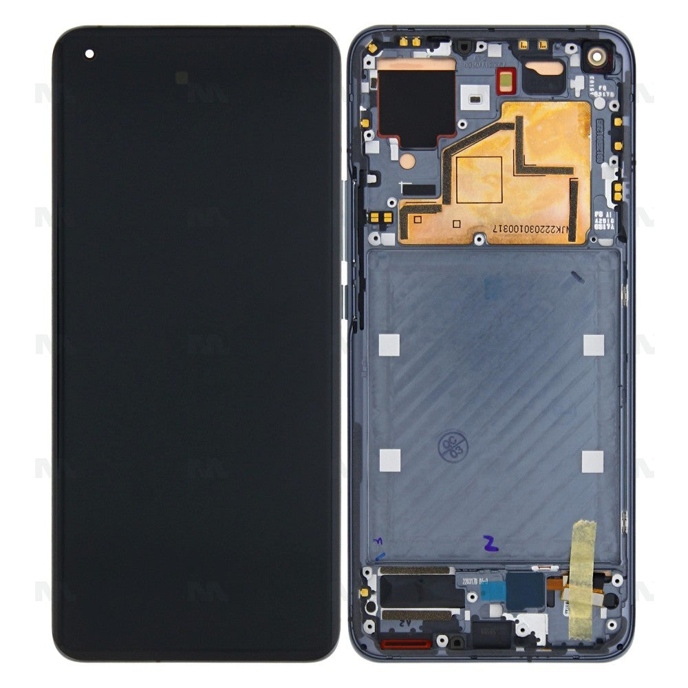 Xiaomi Mi 11 5G (2021) Display + Digitizer + Frame (56000800K200) - Midnight Grey