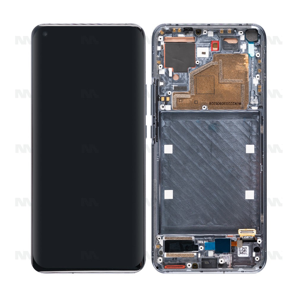 Xiaomi Mi 11 5G (M2011K2C, M2011K2G) Display And Digitizer With Frame Midnight Gray OEM