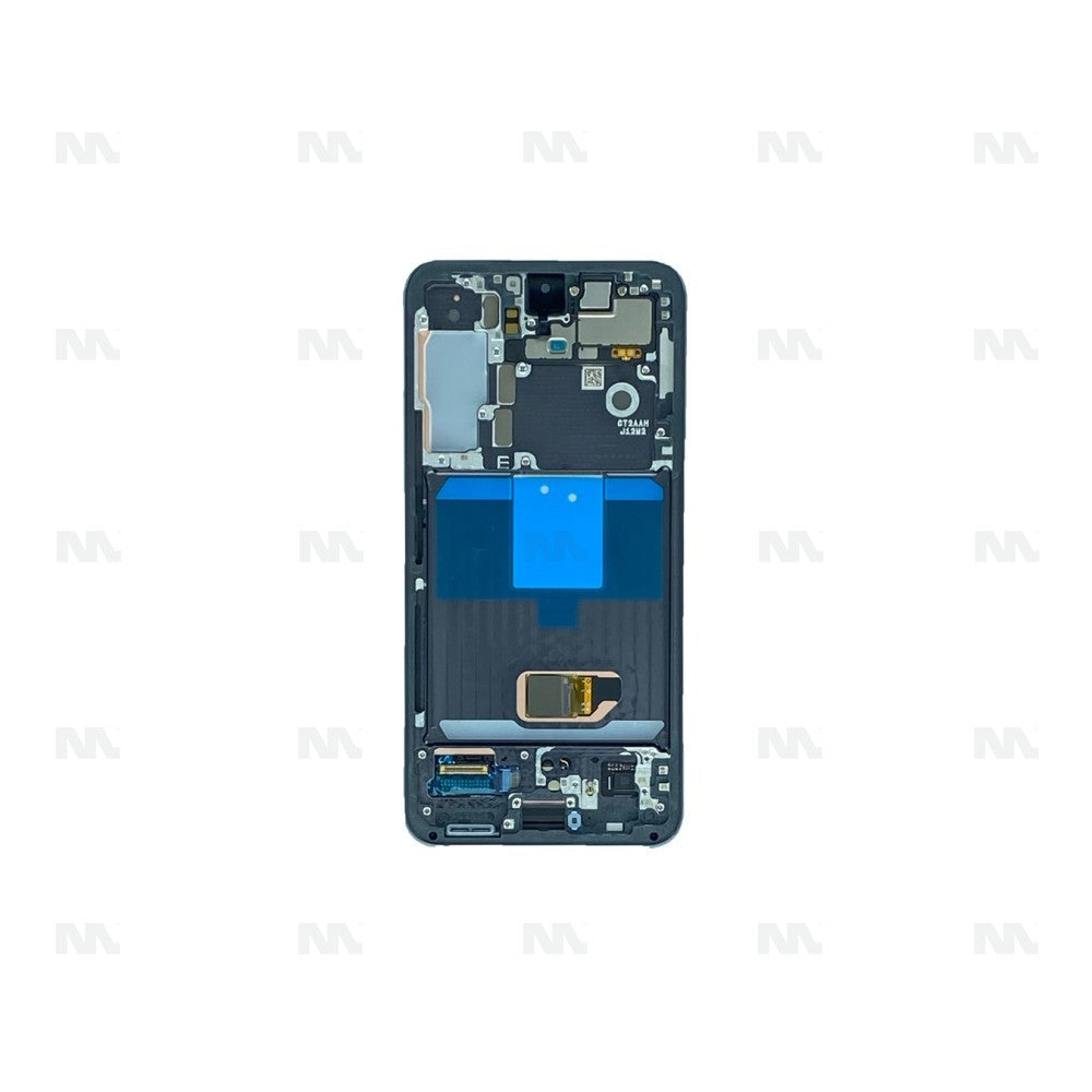 Samsung Galaxy S22 S901B Display And Digitizer With Frame Phantom Black Service Pack