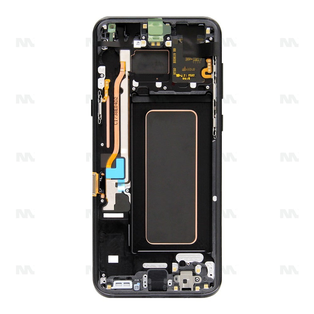 Samsung Galaxy S8 Plus G955F Display And Digitizer With Frame Midnight Black Service Pack