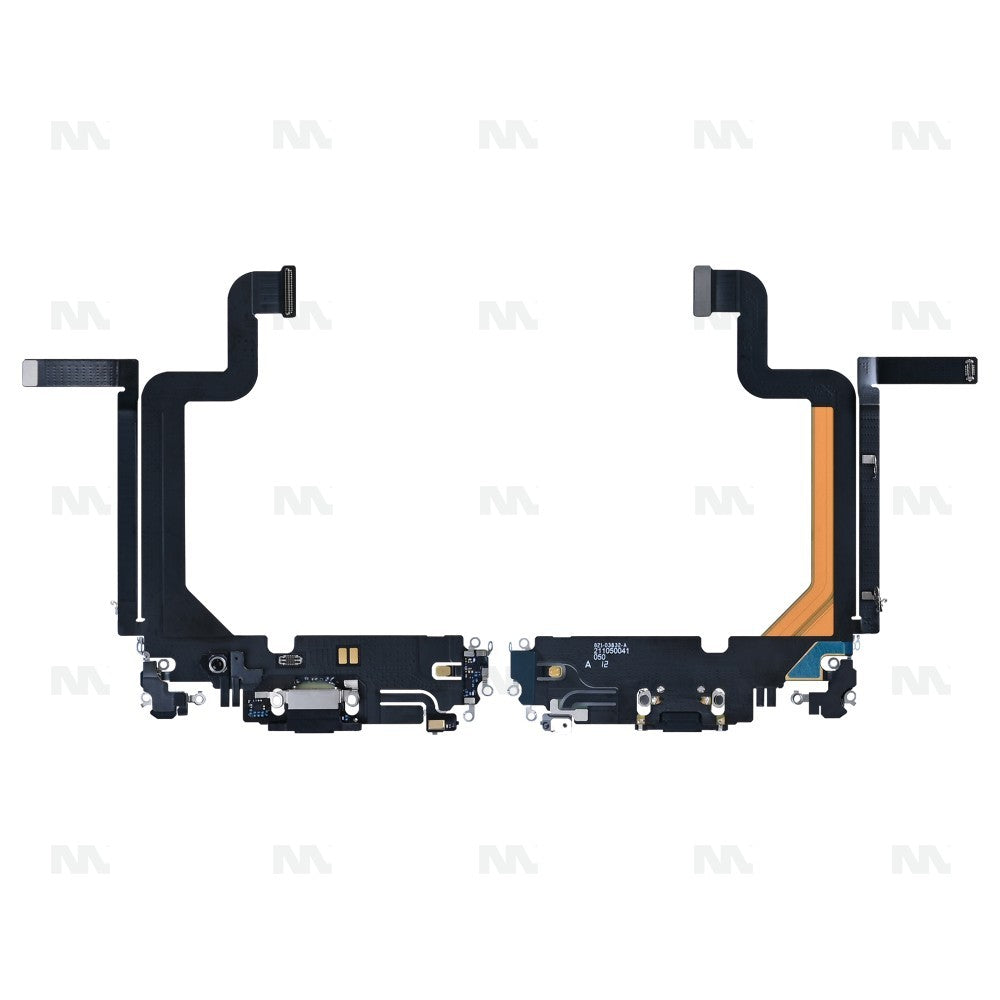 For Apple iPhone 14 Pro Max System Chargingr Flex Space Black Pulled
