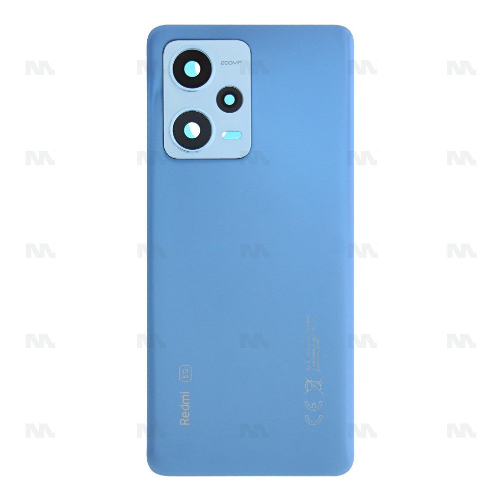 Blaues Rückgehäuse Xiaomi Redmi Note 12 Pro Plus 5G Mit Linse Ersatzteil OEM