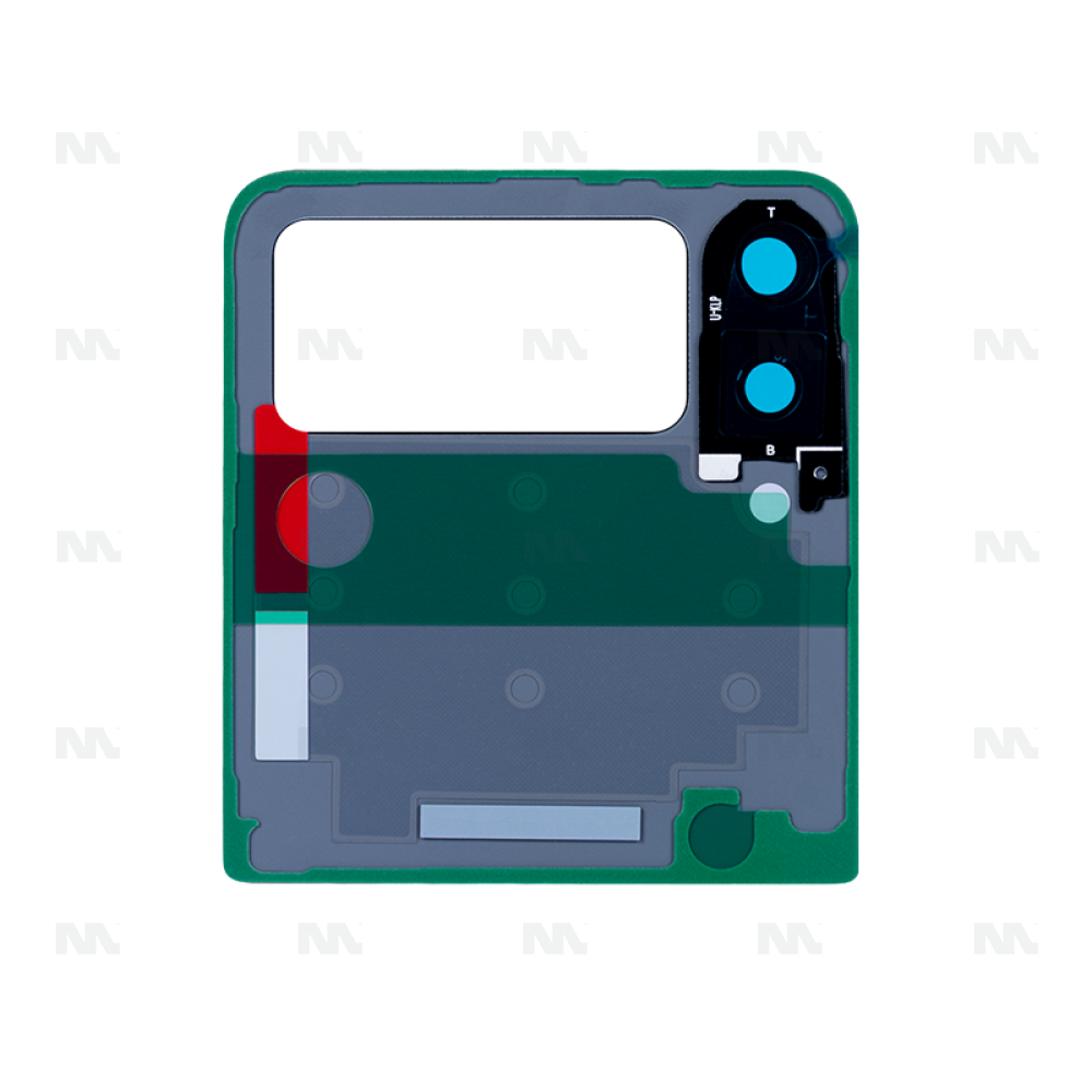 Samsung Galaxy Z Flip3 F711B Back Cover Top With Lens Phantom Black OEM