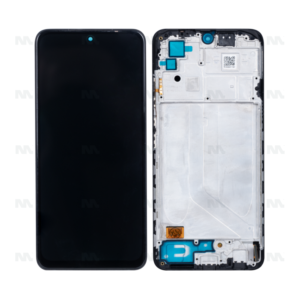 Xiaomi Redmi Note 10S (M2101K7BG) / Redmi Note 10 4G (M2101K7AI) / Poco M5s (2207117BPG) Display Complete + Frame (560002K7BN00 / 5600020K7B00) - Onyx Grey