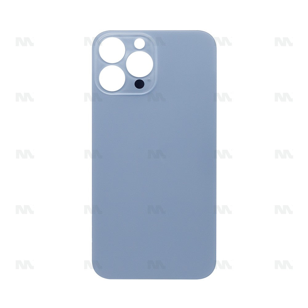 Verre Supplémentaire iPhone 13 Pro Max Bleu Sierra avec Cadre Agrandi pour Caméra - Pièce de Rechange