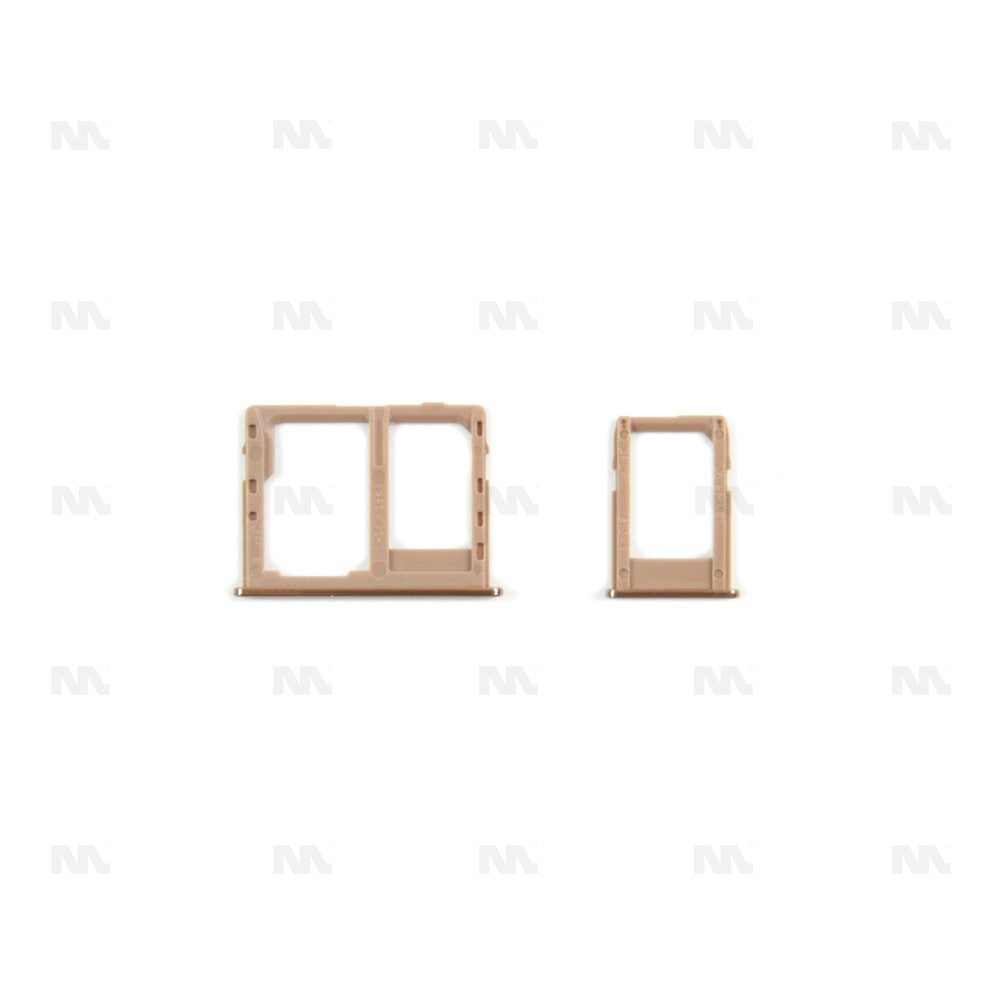 Samsung Galaxy J4 Plus J415F Sim Card Holder Set Gold OEM
