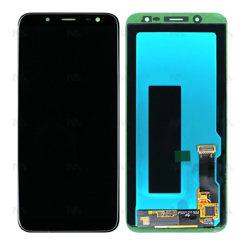 Samsung Galaxy J6 J600F Display And Digitizer Without Frame Black Service Pack
