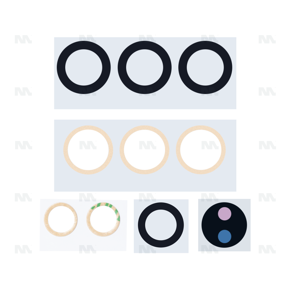 Samsung Galaxy S21 Ultra 5G G998B Camera Lens Set Phantom Black (5pcs) Compatible