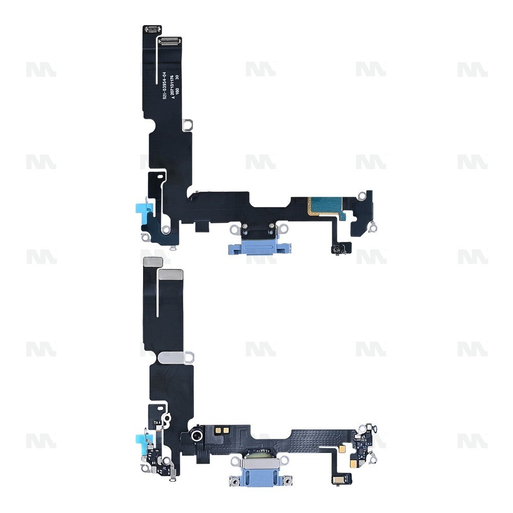 For Apple iPhone 14 Plus System Charging Flex Blue Pulled