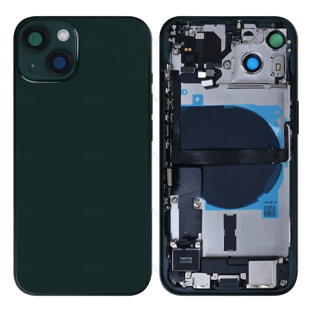 For iPhone 13 Complete Housing incl. All Small Parts Without Battery Green