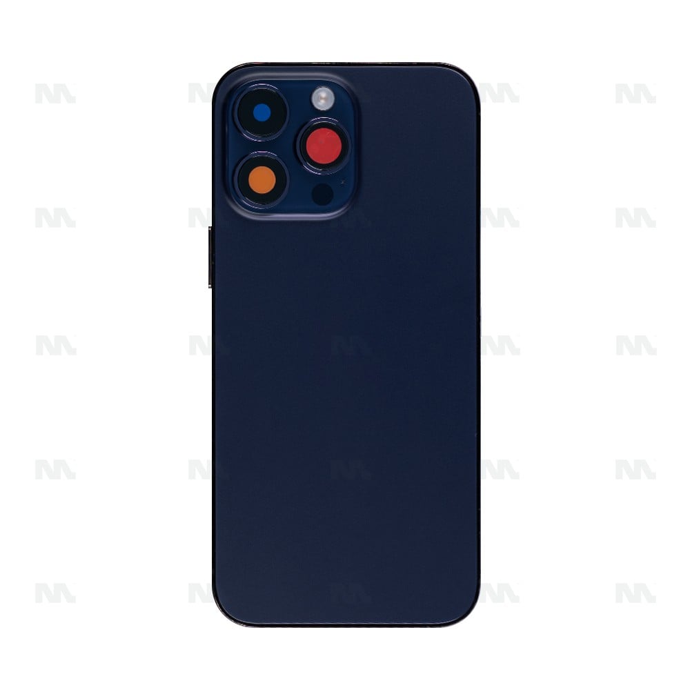 For iPhone 14 Pro Max Complete Housing Incl. All Small Parts Without Battery And Back Camera Deep Purple