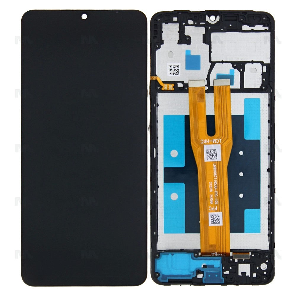 Display e Digitizer con Cornice Nera per Samsung Galaxy A06 A065F Ricambio OEM
