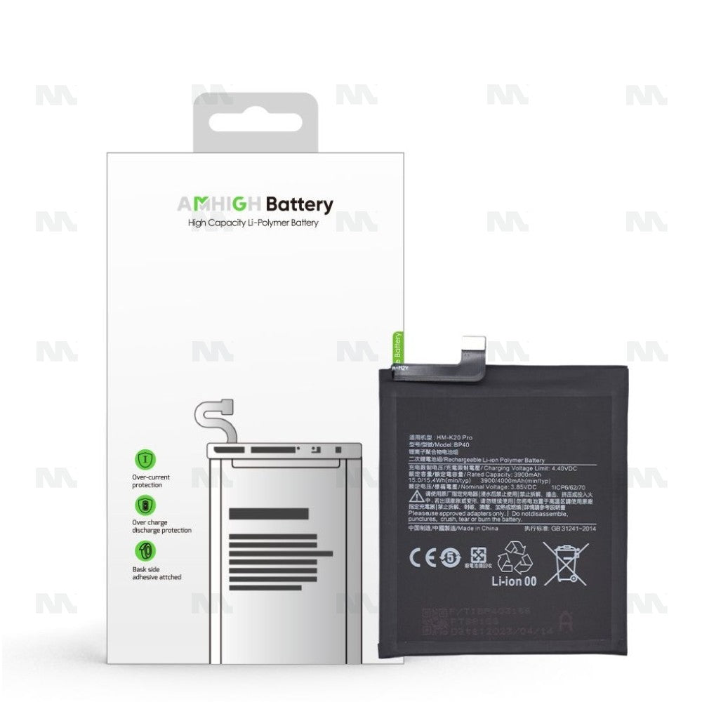 Xiaomi Mi 9T Pro,Redmi K20 Pro Battery BP40 OEM