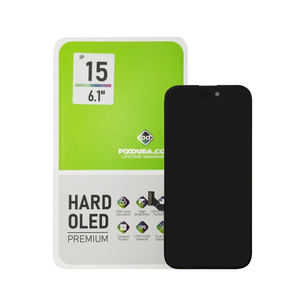 PIXDURA For iPhone 15 Display And Digitizer Hard-OLED Premium