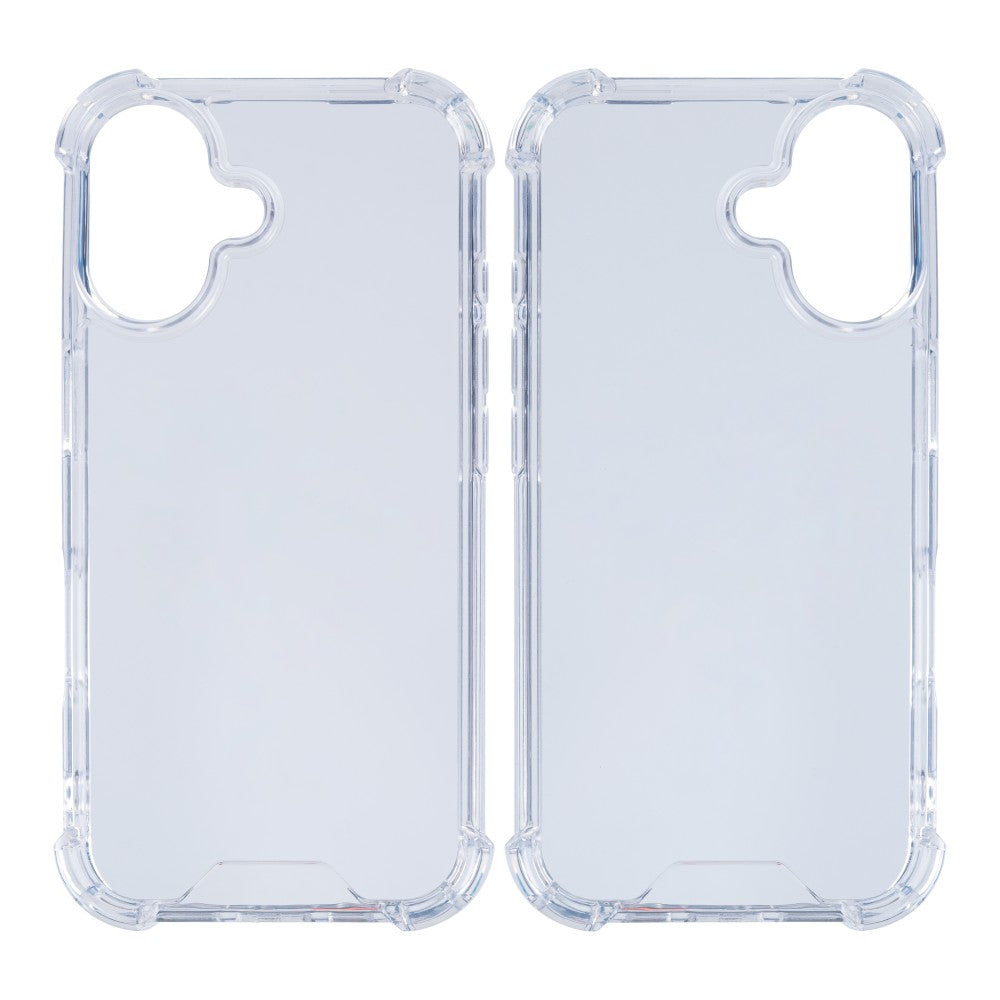 Rixus Anti-Burst Case For Apple iPhone 16 Transparent