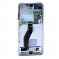 Samsung Galaxy S21 Ultra 5G G998B Display And Digitizer With Frame Phantom Silver Pre-Assembled