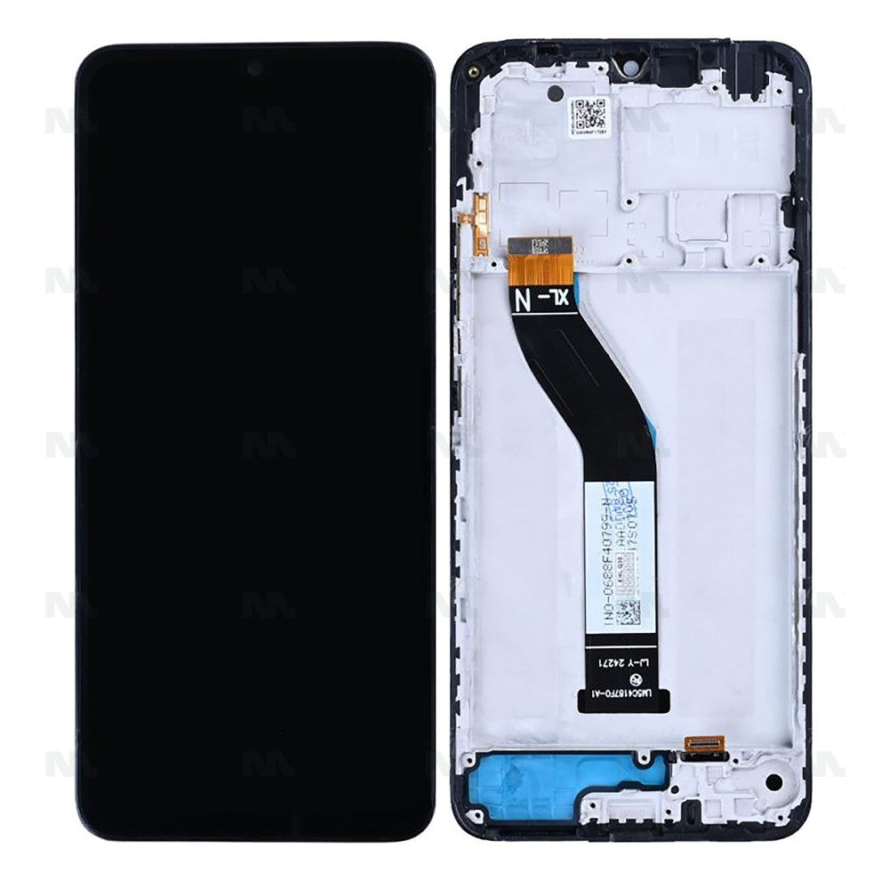 Xiaomi Redmi 14C 4G, Poco C75 4G Display And Digitizer With Frame Midnight Black OEM