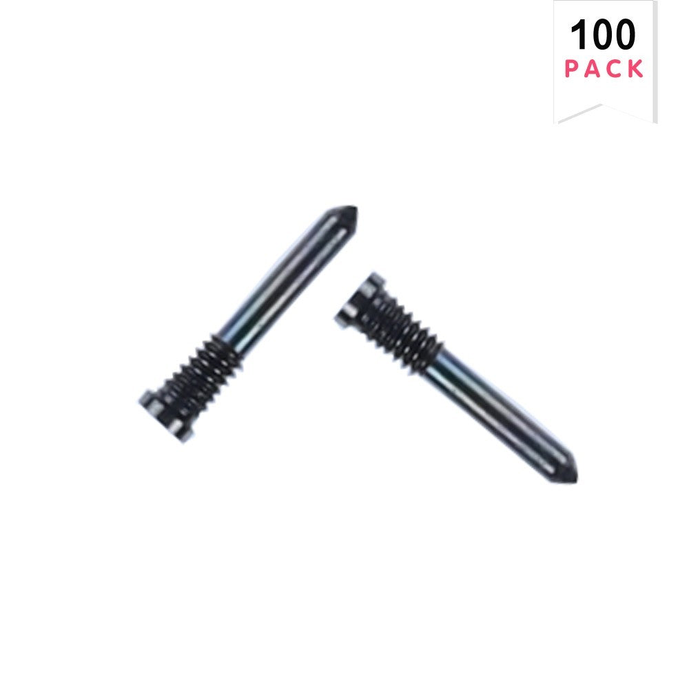 For iPhone 15 Pro, 15 Pro Max Bottom Screws Black Titanium Compatible (100-Pack)